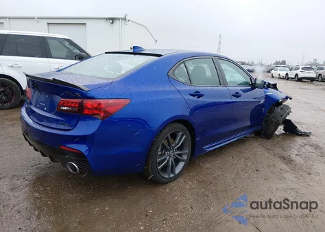 2018 Acura Tlx Tech A-Spec Pkgs from USA, damaged, VIN 19UUB3F62JA006808